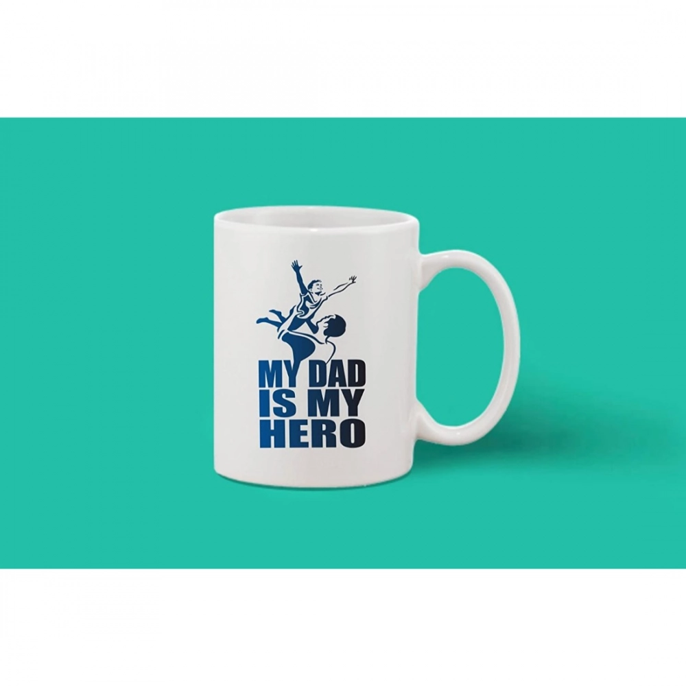 Generic Printed Ceramic Coffee Mug - 1 Pieces, White, 11oz - Image 2
