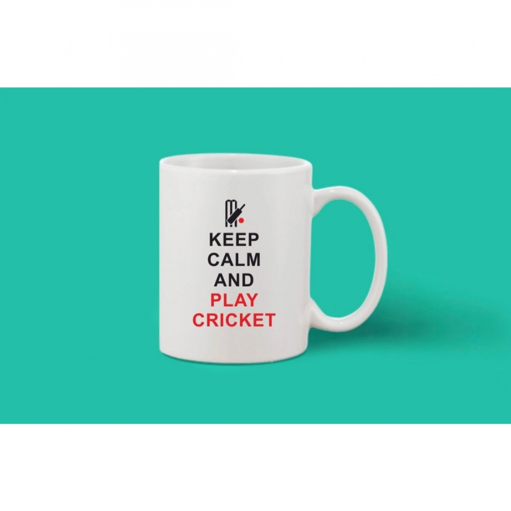 Generic Printed Ceramic Coffee Mug - 1 Pieces, White, 11oz - Image 2