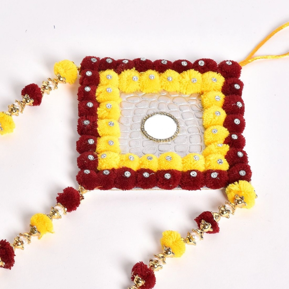 Pompom Hanging Handmade Wall Art - Image 2