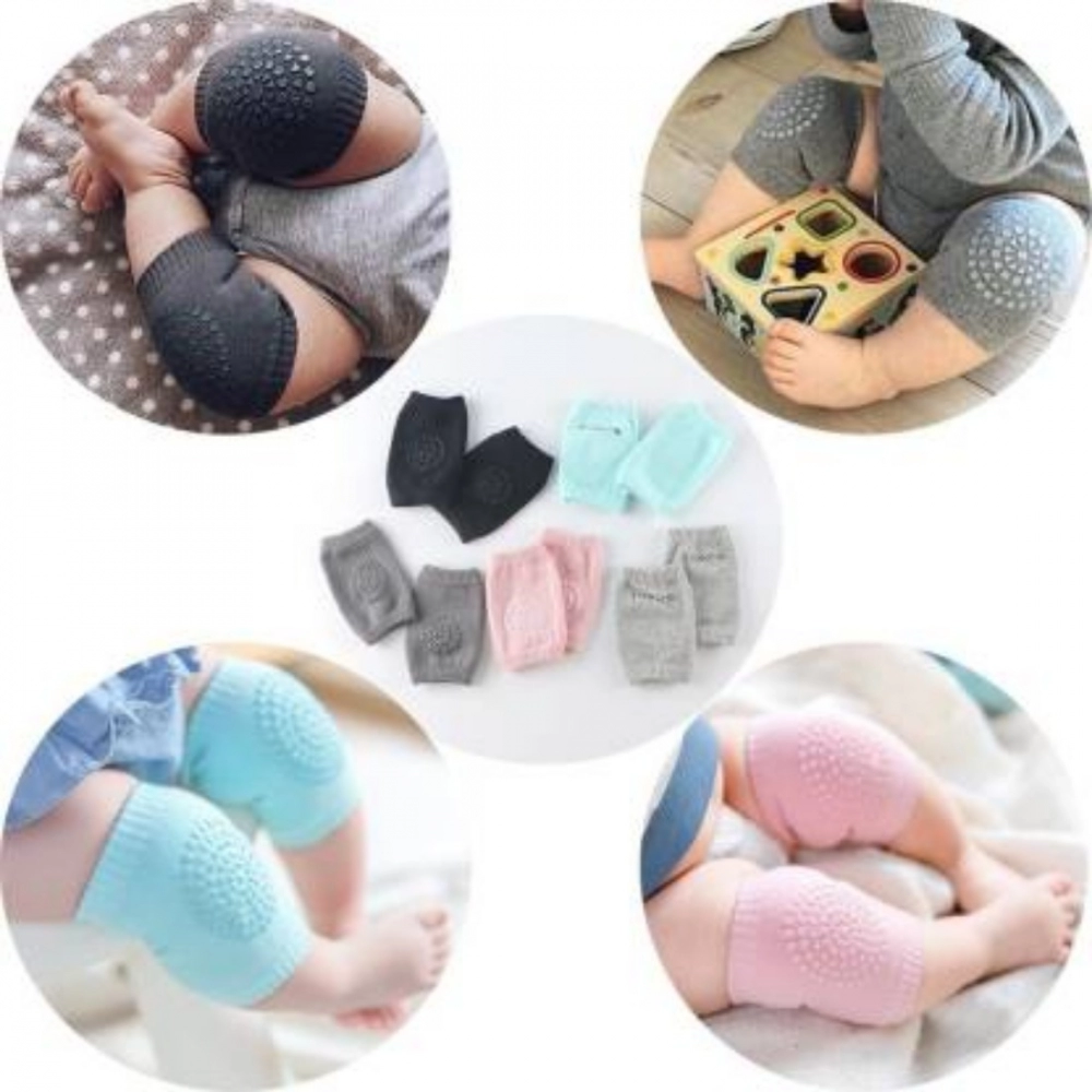 Generic Pack Of 2 Baby Knee Pads For Crawling (Color: Assorted) - Image 3