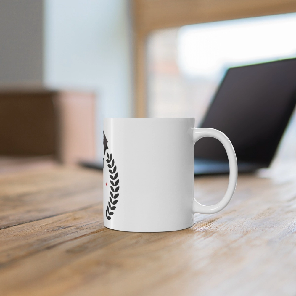 Generic Ceramic 42nd Anniversary Printed Coffee Mug (Color: White, Capacity:330ml) - Image 2