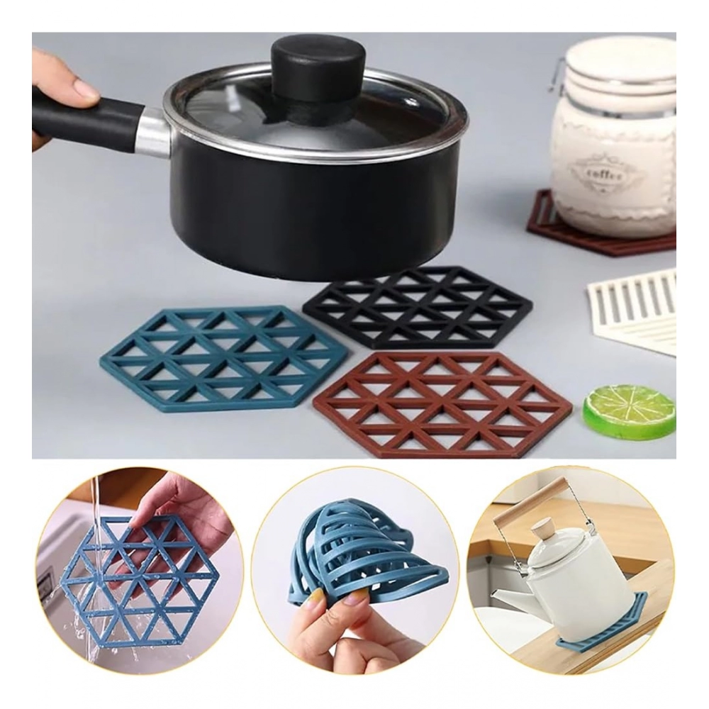 Generic Pack Of_3 Silicone Table Mats Heat Resistant (Assorted) - Image 4