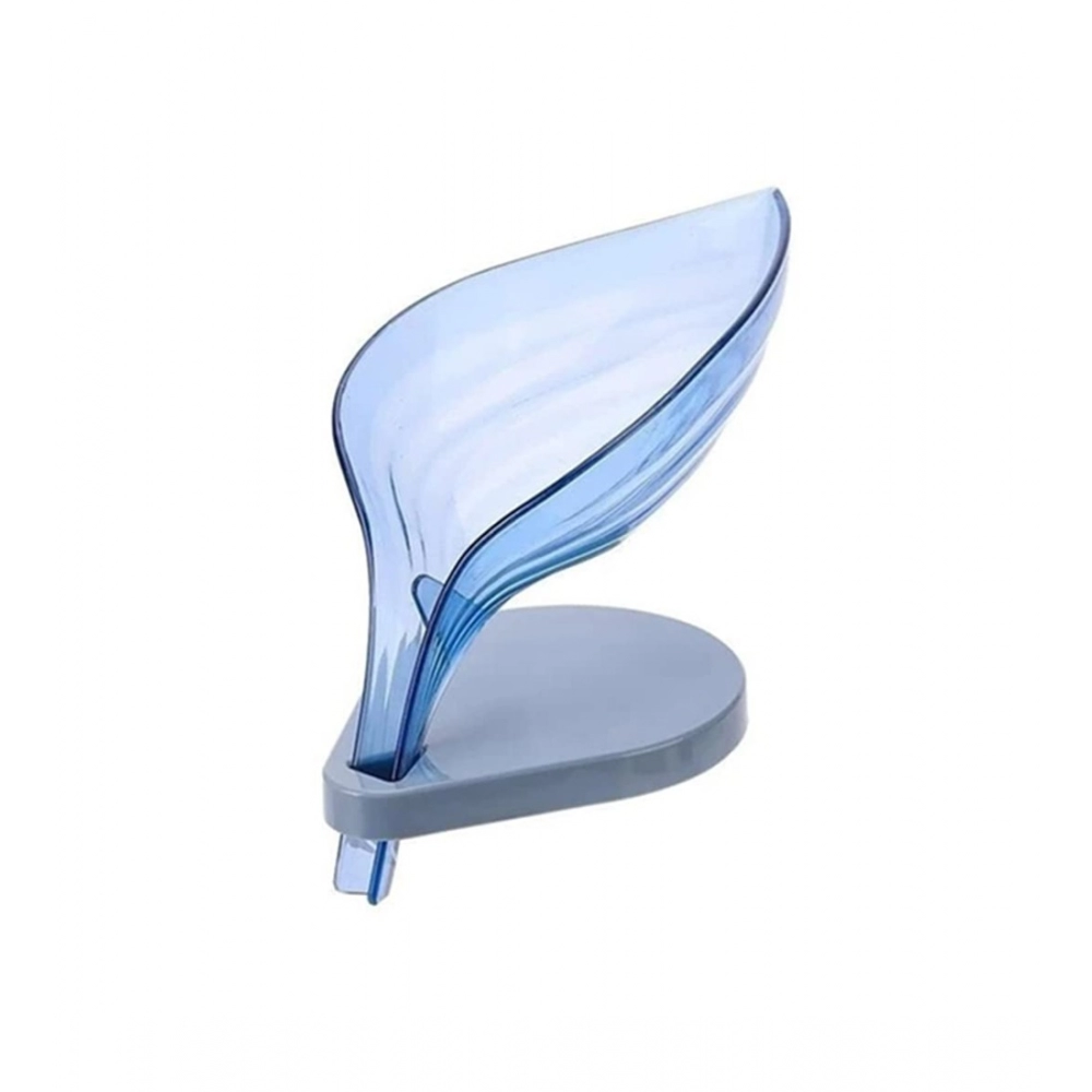 Generic Pack Of_2 Leaf Shape Soap Box Self Draining Bathroom Soap Holder (Assorted)