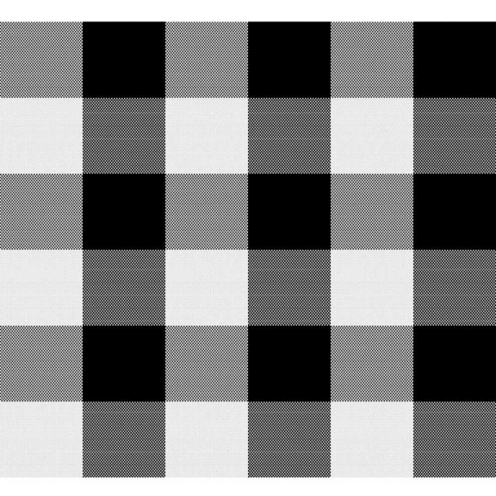 Generic Checked Cotton Place Mats Sets (Black) - Image 2