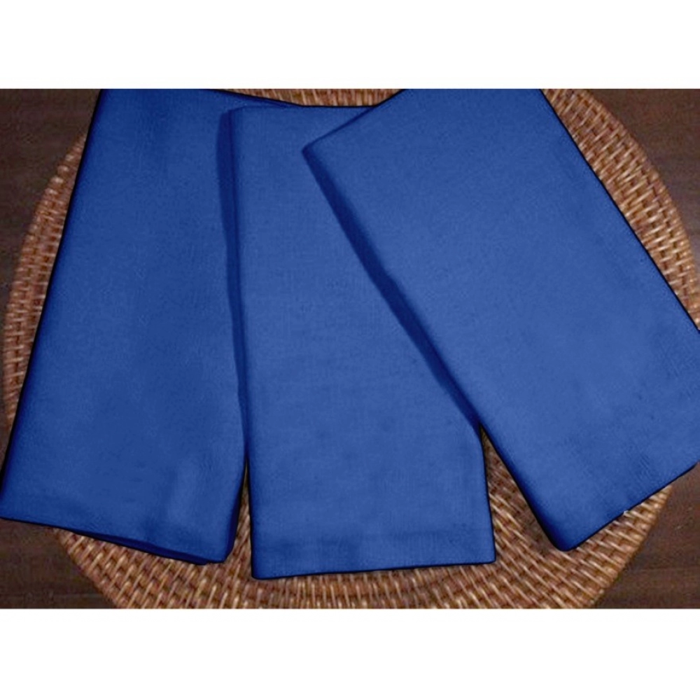 Generic Solid Cotton Napkins Sets (Royal Blue) - Image 6
