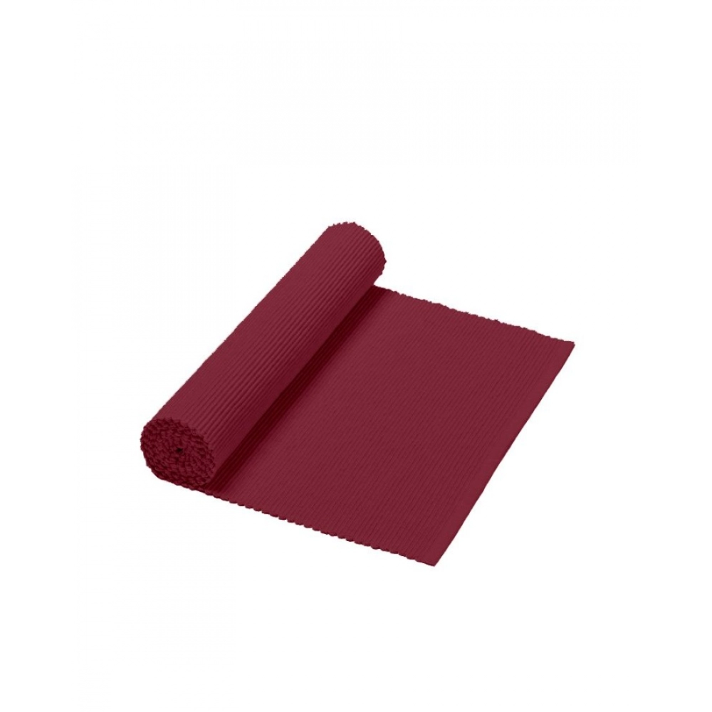Generic Ribbed Cotton Table Runners (Maroon) - Image 3