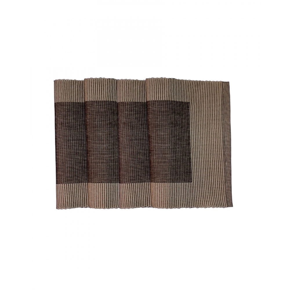 Generic Ribbed Cotton Place Mats Sets (Beige) - Image 2