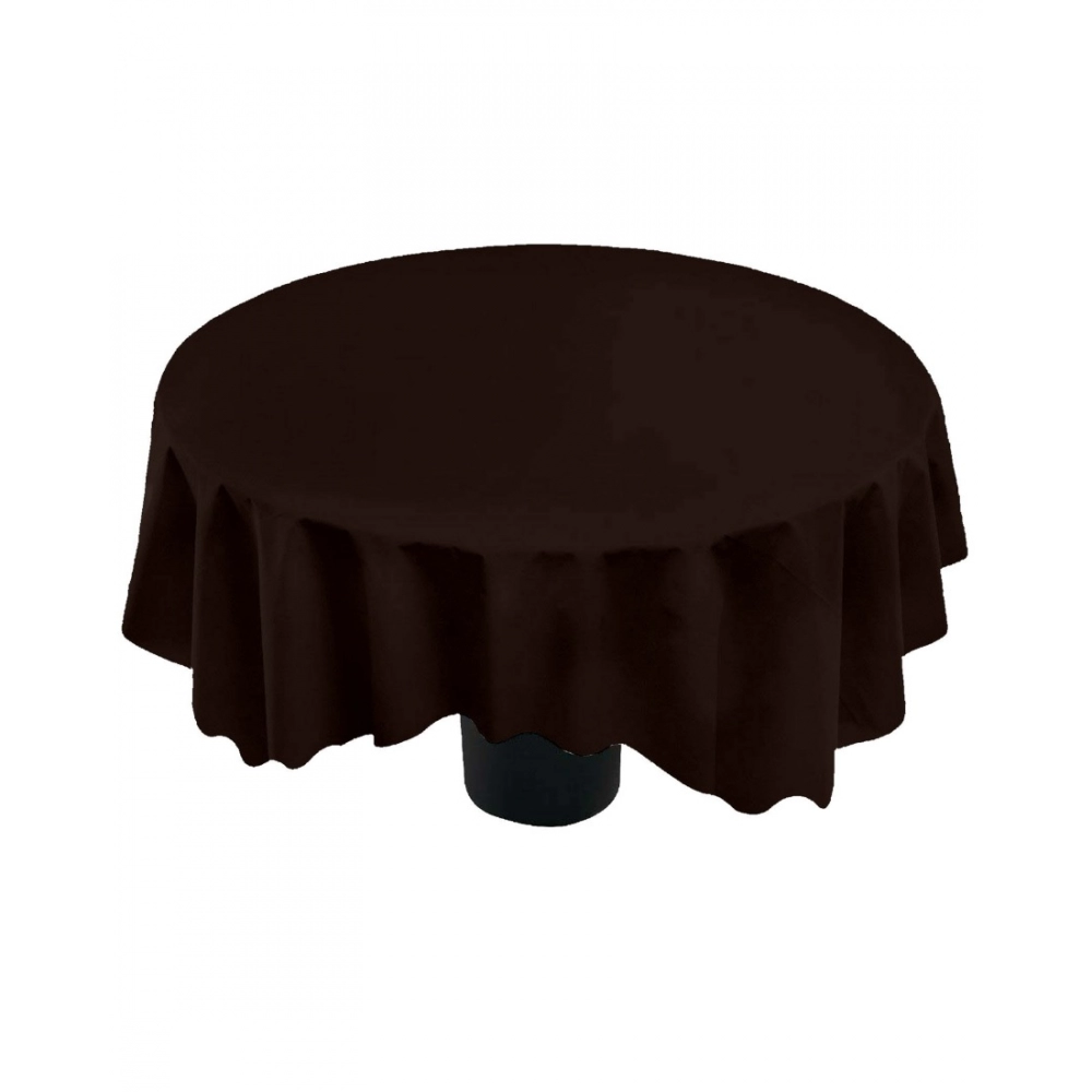 Generic Solid Cotton Plain Table Cloth (Brown) - Image 3