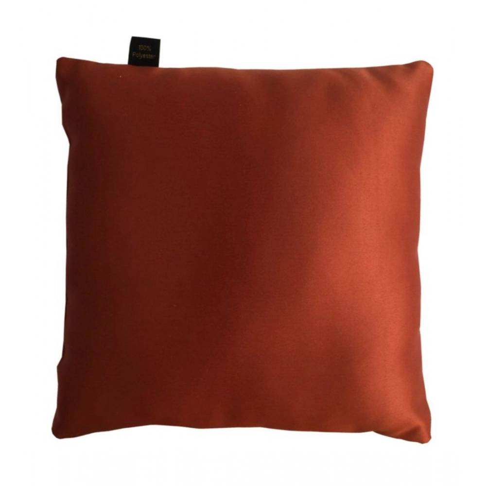 Generic Pack Of_4 Faux Leather Printed Car Pillow Sets (Brown, Size: 12x12 In) - Image 3