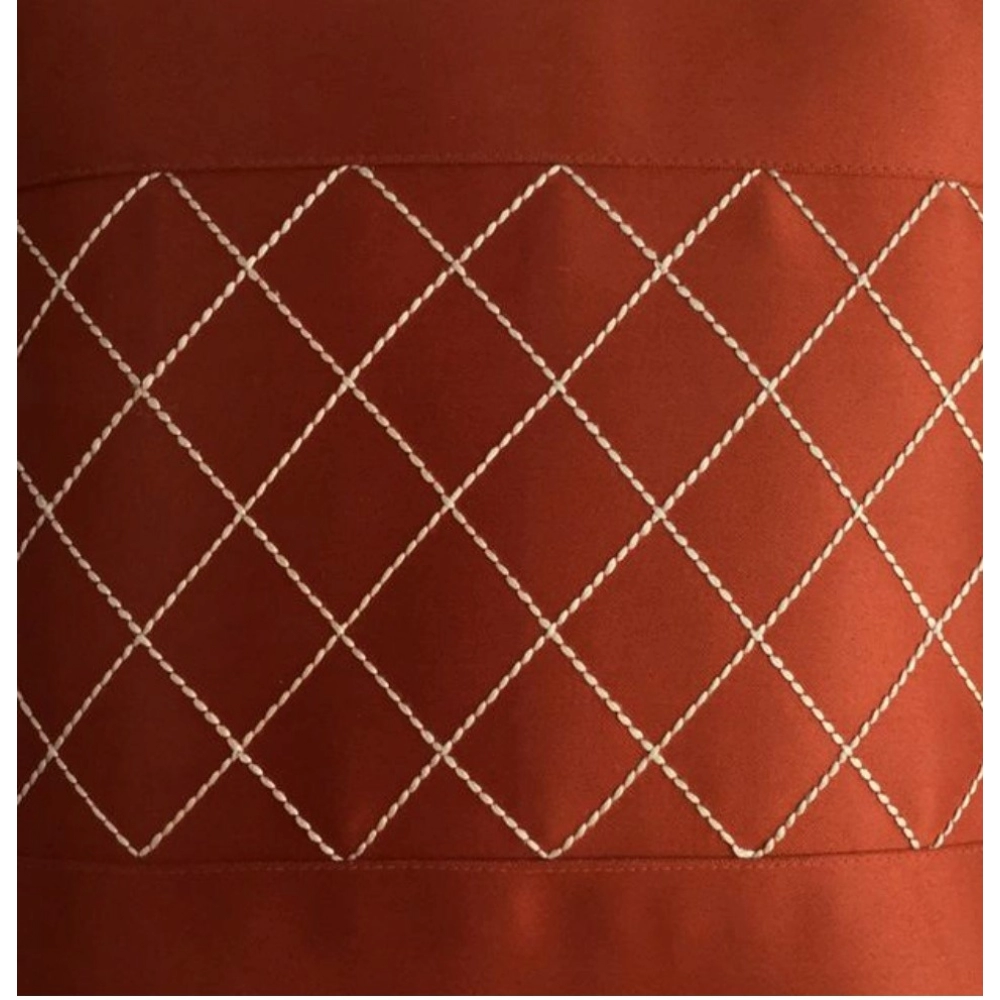 Generic Pack Of_4 Faux Leather Printed Car Pillow Sets (Brown, Size: 12x12 In) - Image 4