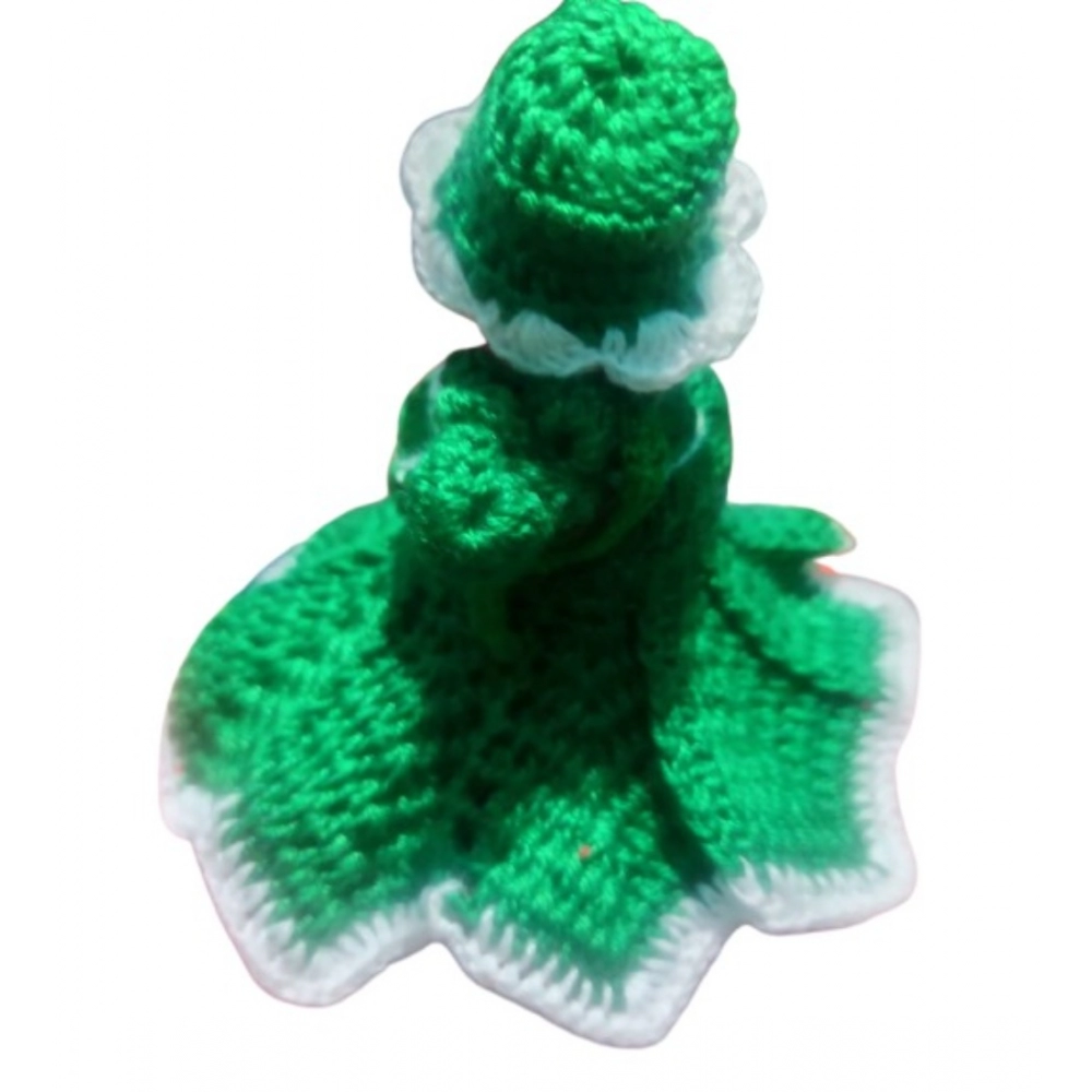 Generic Laddu Gopal Tharad Dress Size: 0 To 6 (Green) - Image 2
